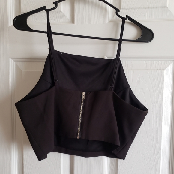 Square neck dressy crop top L - Picture 2 of 3